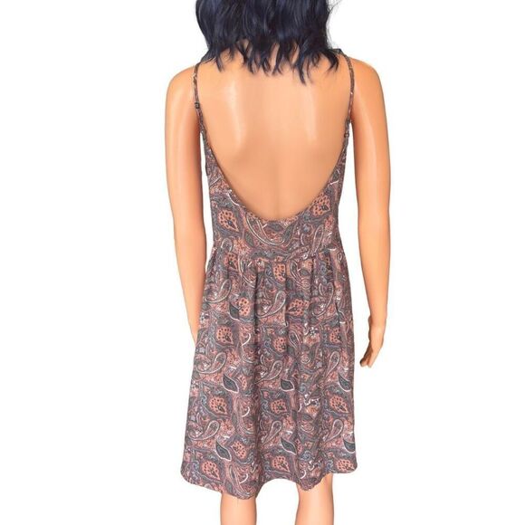 NWT Knot Sisters The Buckle Paisley Print Boho Mini Dress Size Small - Picture 5 of 6